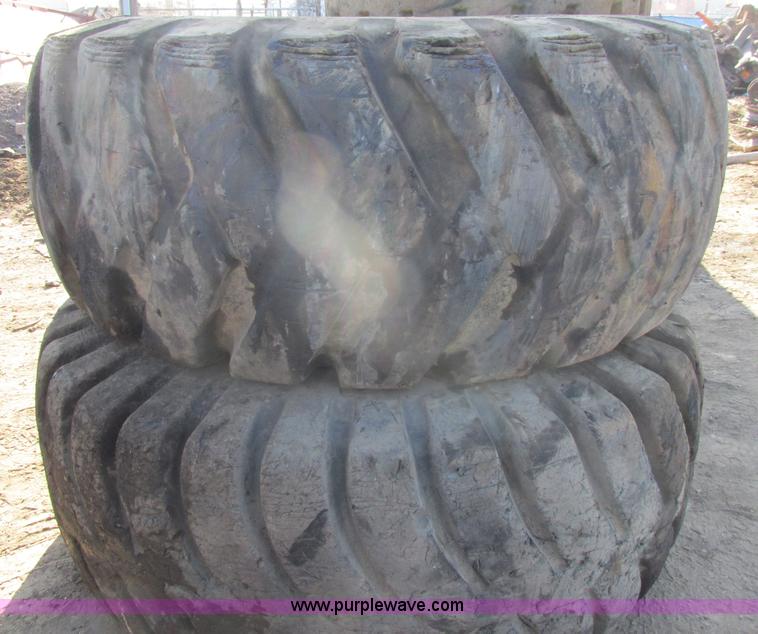 image for item AN9104 (2) scraper/loader tires
