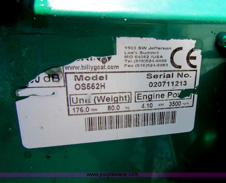 image for item AN9933 Billy Goat OS552H walk-behind over seeder