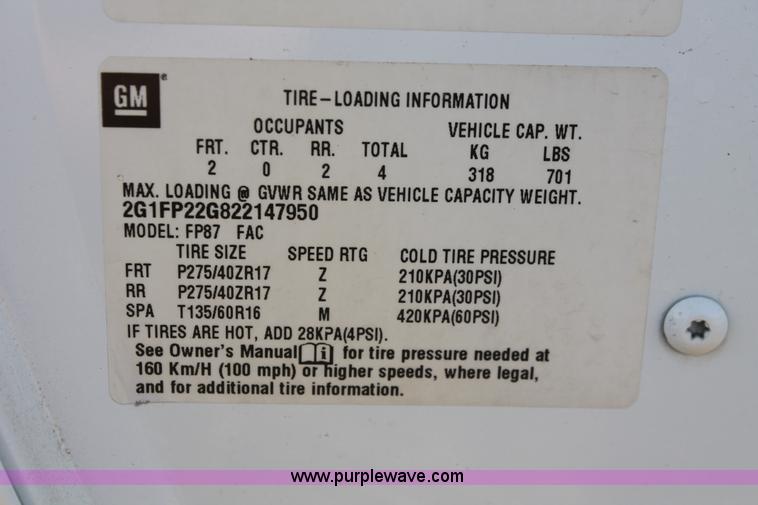 image for item AO9479 2002 Chevrolet Camaro Z28 SS