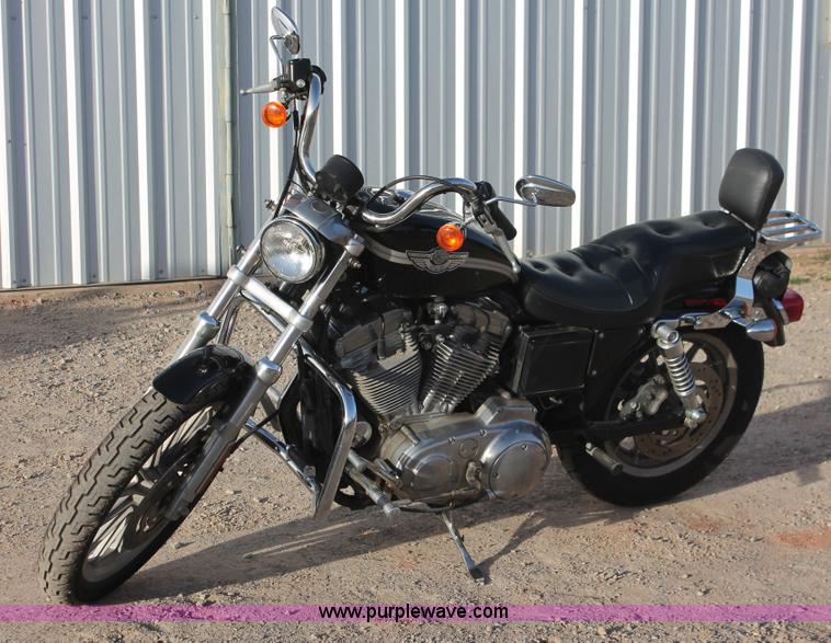 image for item AO9486 2003 Harley Davidson XLH Sportster 883 Hugger 100th Anniversary Edition motorcycle