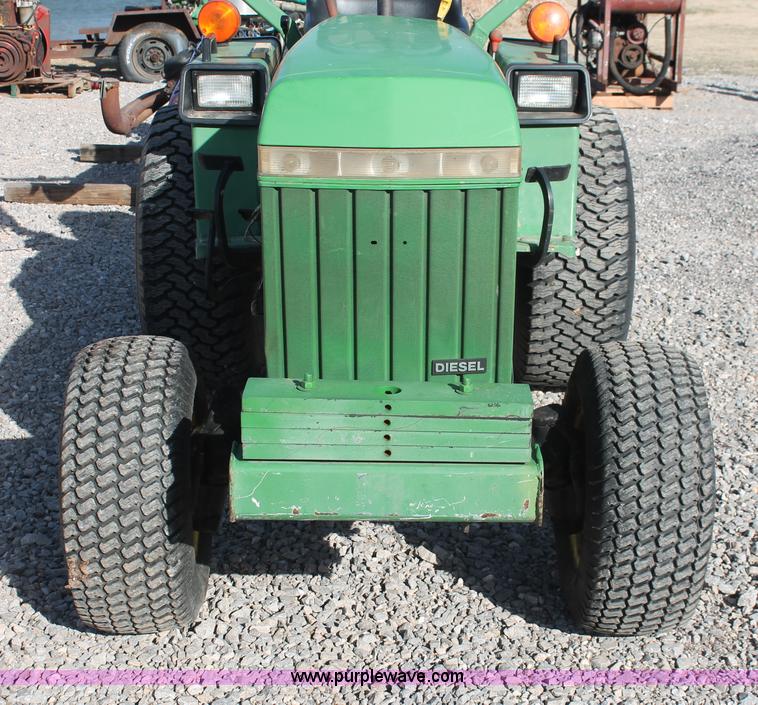 image for item AO9487 1988 John Deere 755 MFWD tractor