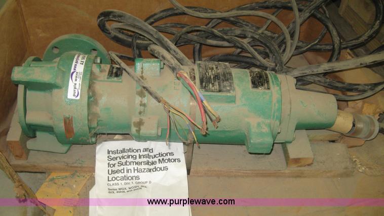 image for item AX9864 Myers WGX30-21-25 submersible sewer grinder pump