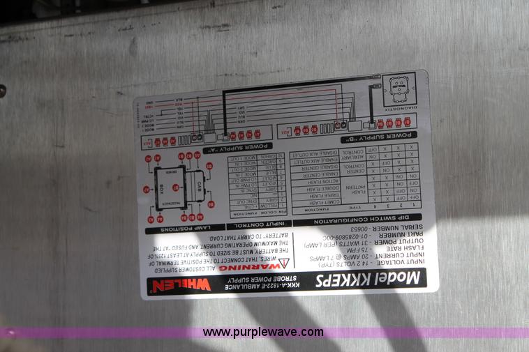 image for item C3783 1999 Ford Econoline E450 ambulance