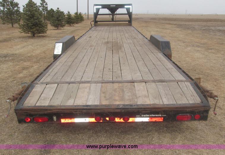 image for item F7311 2007 Load Max 36' tandem axle gooseneck trailer