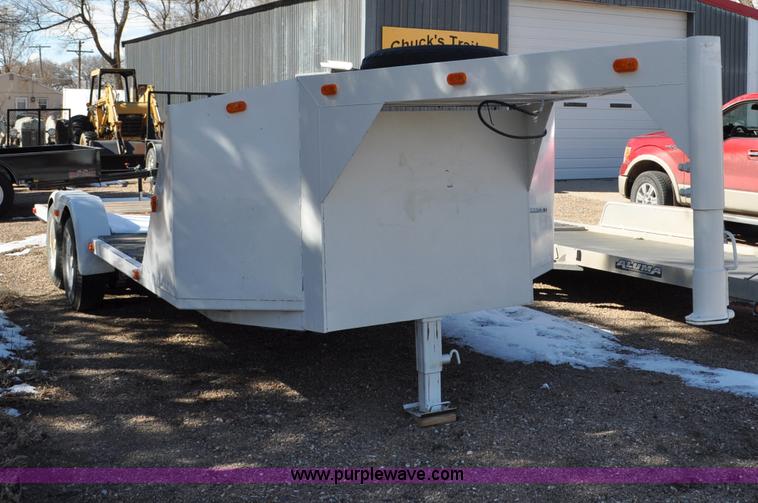 image for item G6423 1990 Shopbuilt gooseneck trailer