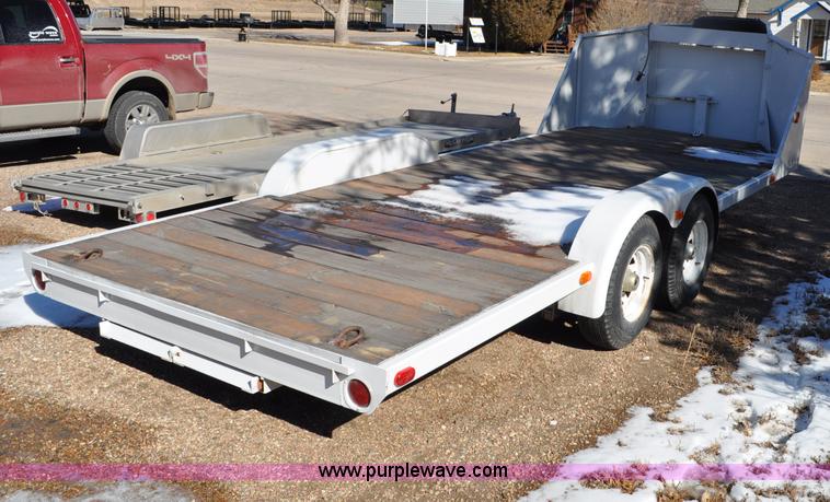 image for item G6423 1990 Shopbuilt gooseneck trailer