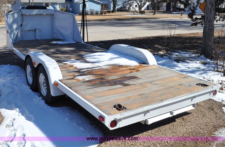 image for item G6423 1990 Shopbuilt gooseneck trailer