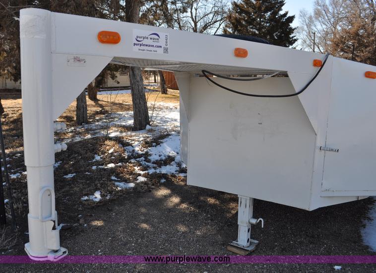 image for item G6423 1990 Shopbuilt gooseneck trailer