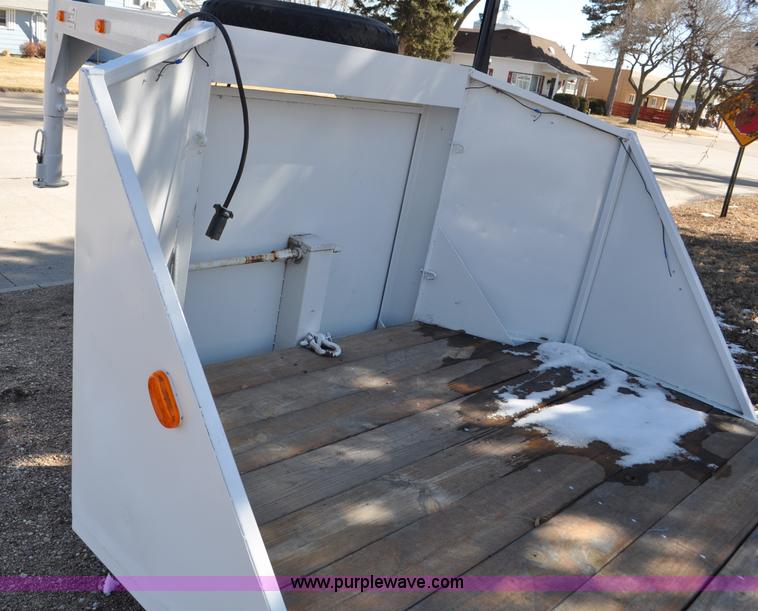 image for item G6423 1990 Shopbuilt gooseneck trailer