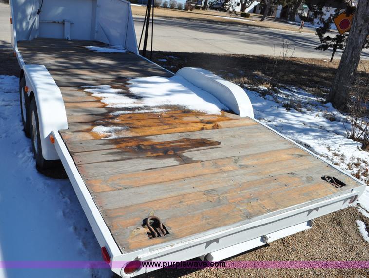 image for item G6423 1990 Shopbuilt gooseneck trailer