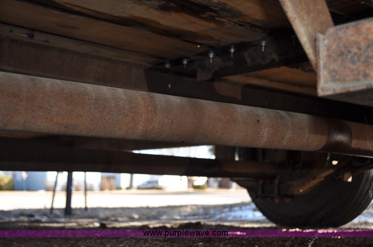 image for item G6423 1990 Shopbuilt gooseneck trailer