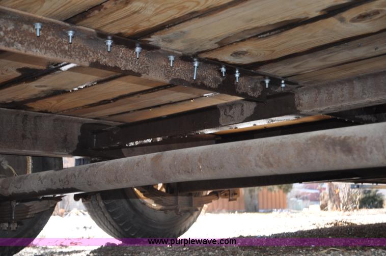 image for item G6423 1990 Shopbuilt gooseneck trailer