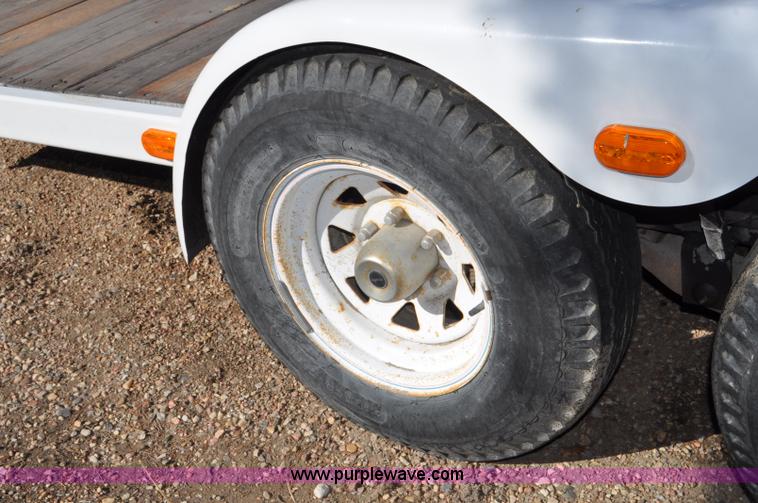 image for item G6423 1990 Shopbuilt gooseneck trailer