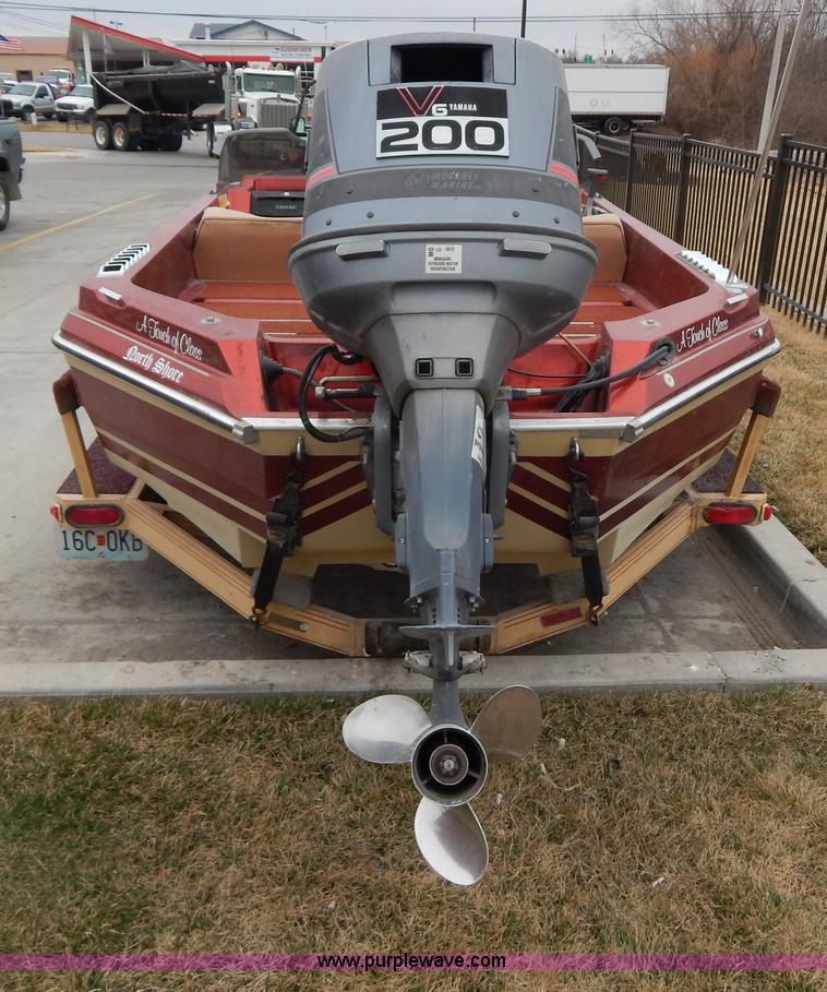 image for item I1053 1986 Charger 200 T-PRO fishing boat and trailer