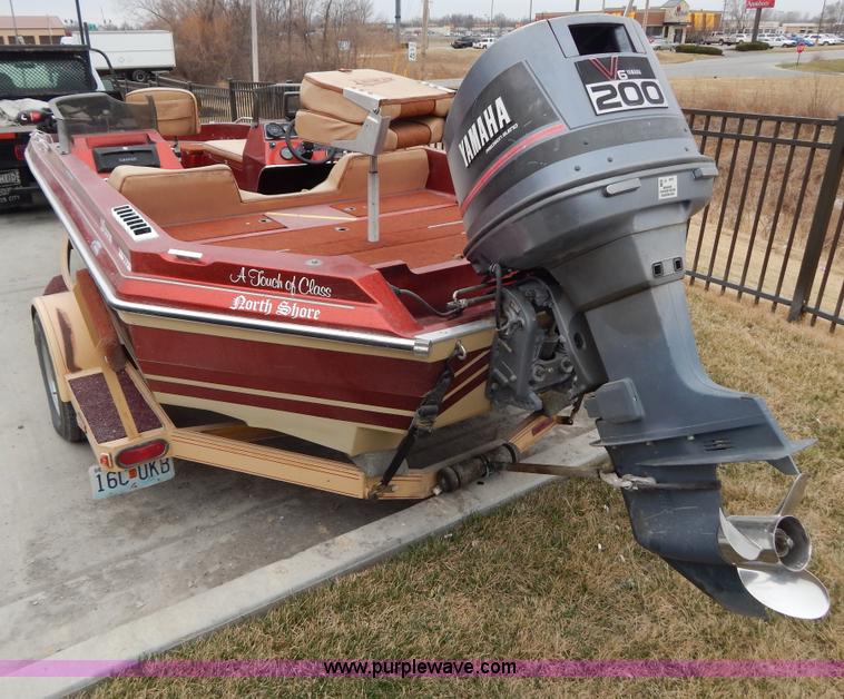 image for item I1053 1986 Charger 200 T-PRO fishing boat and trailer