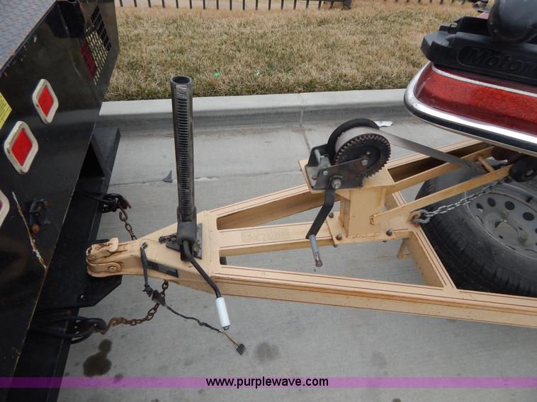 image for item I1053 1986 Charger 200 T-PRO fishing boat and trailer