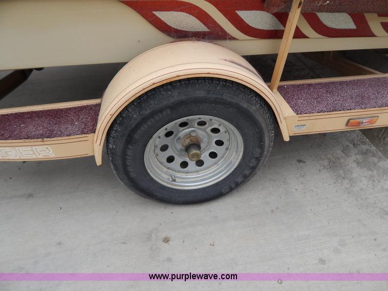 image for item I1053 1986 Charger 200 T-PRO fishing boat and trailer