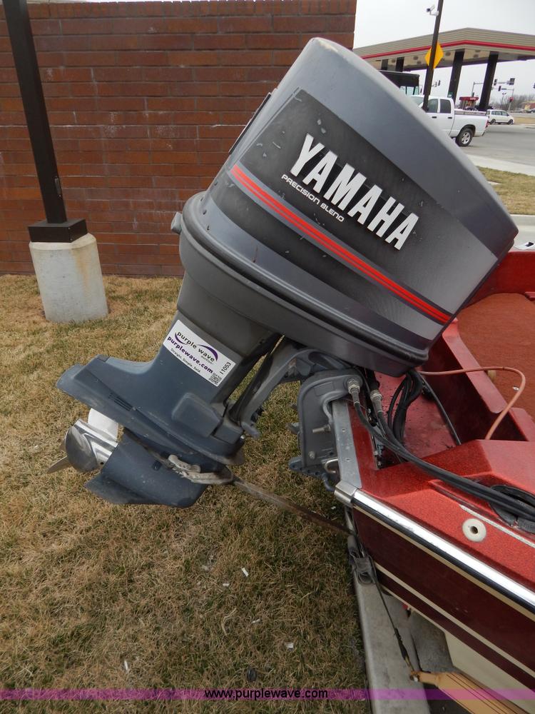 image for item I1053 1986 Charger 200 T-PRO fishing boat and trailer