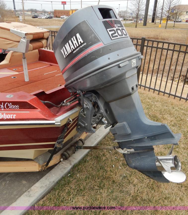 image for item I1053 1986 Charger 200 T-PRO fishing boat and trailer