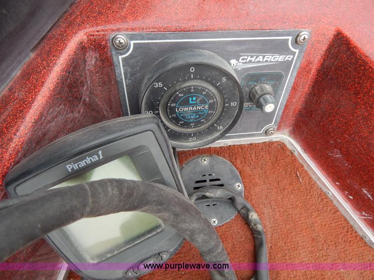 image for item I1053 1986 Charger 200 T-PRO fishing boat and trailer