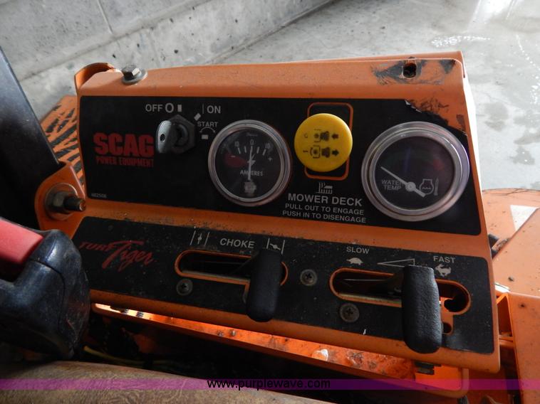 image for item I1054 Scag STT61V-27KA ZTR lawn mower