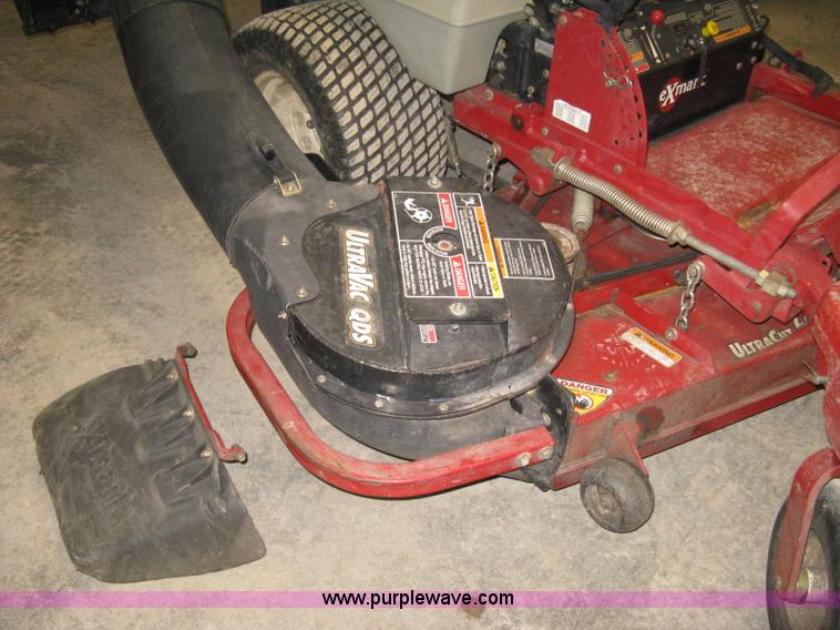 image for item I5542 2007 Exmark Lazer Z zero turn mower with bagger