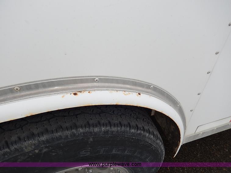 image for item I9357 1999 S&S 28' enclosed gooseneck car hauler trailer