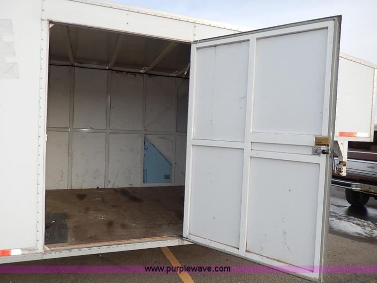 image for item I9357 1999 S&S 28' enclosed gooseneck car hauler trailer