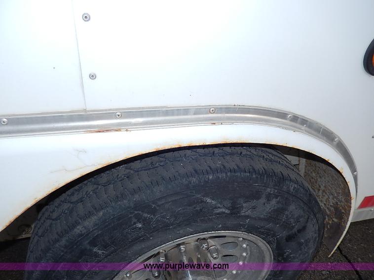 image for item I9357 1999 S&S 28' enclosed gooseneck car hauler trailer