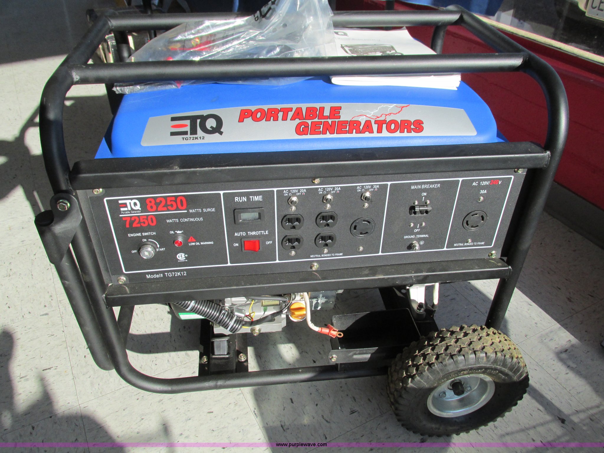 etq 8250 generator for sale