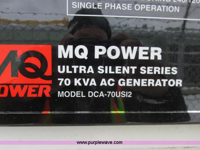 image for item A8659 2010 Multiquip DCA70USI2C generator
