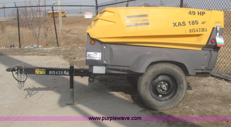 image for item F7336 2010 Atlas Copco XAS185JDRSC air compressor