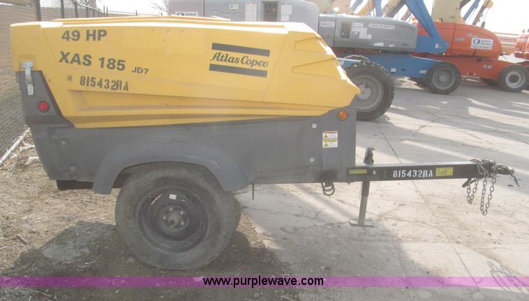 image for item F7336 2010 Atlas Copco XAS185JDRSC air compressor