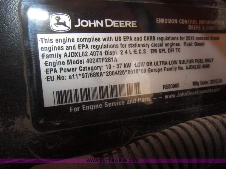 image for item F7336 2010 Atlas Copco XAS185JDRSC air compressor