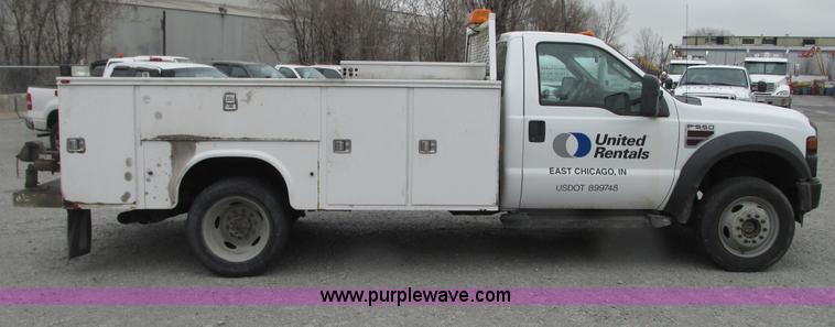 image for item G9136 2008 Ford F550 service truck