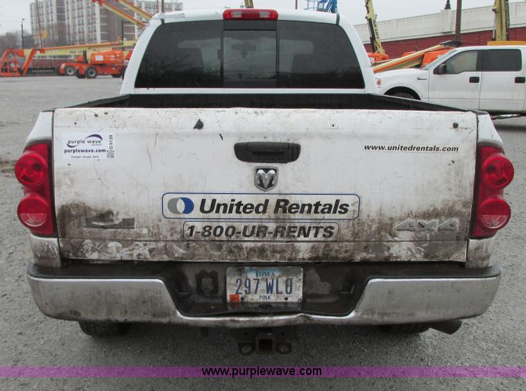 image for item G9139 2008 Dodge Ram 1500 Quad Cab pickup truck