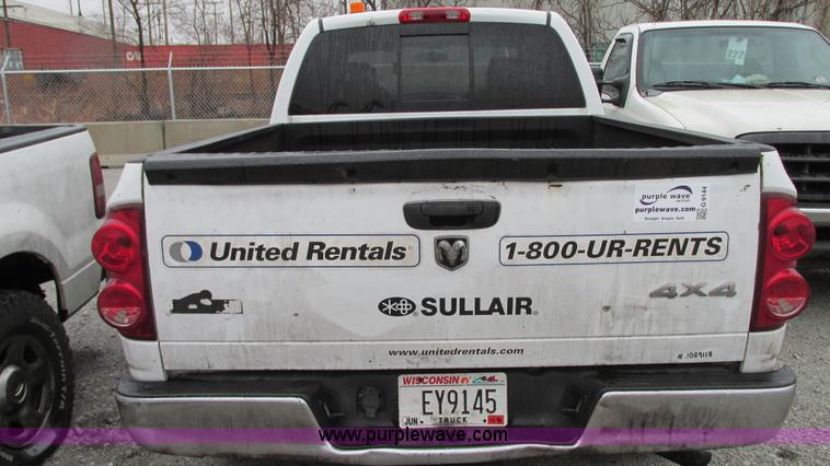 image for item G9144 2008 Dodge Ram 1500 Quad Cab pickup truck