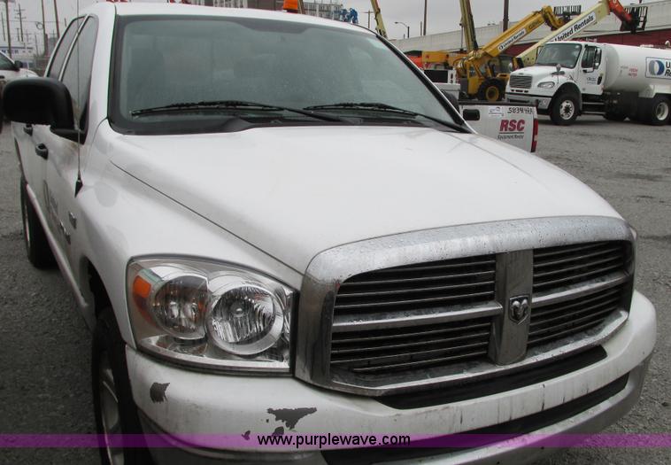 image for item G9144 2008 Dodge Ram 1500 Quad Cab pickup truck