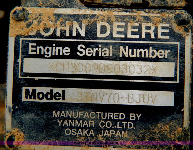 image for item H3470 2009 John Deere Gator UTV