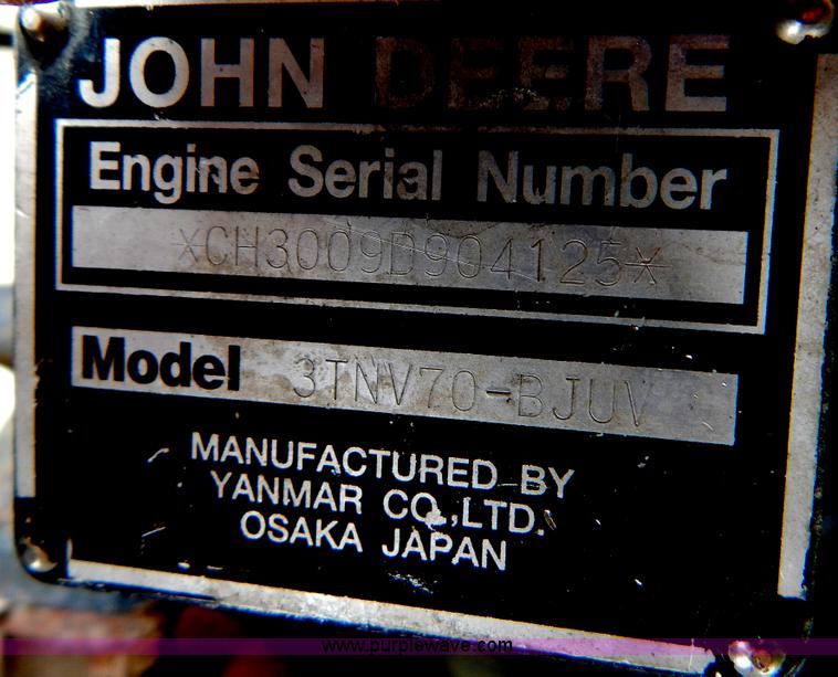 image for item H3471 2009 John Deere Gator UTV