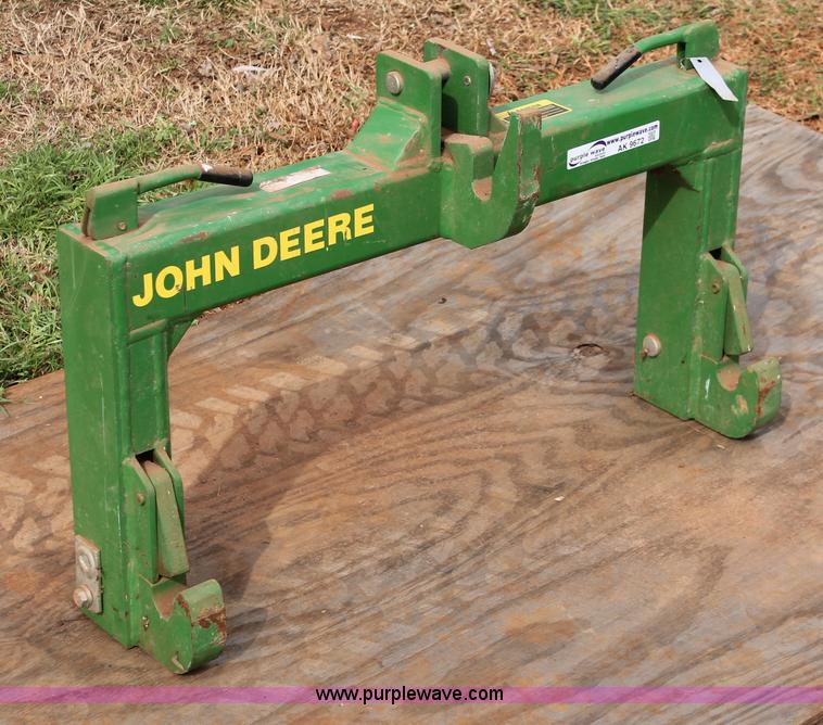 image for item AK9672 John Deere three point quick coupler hitch