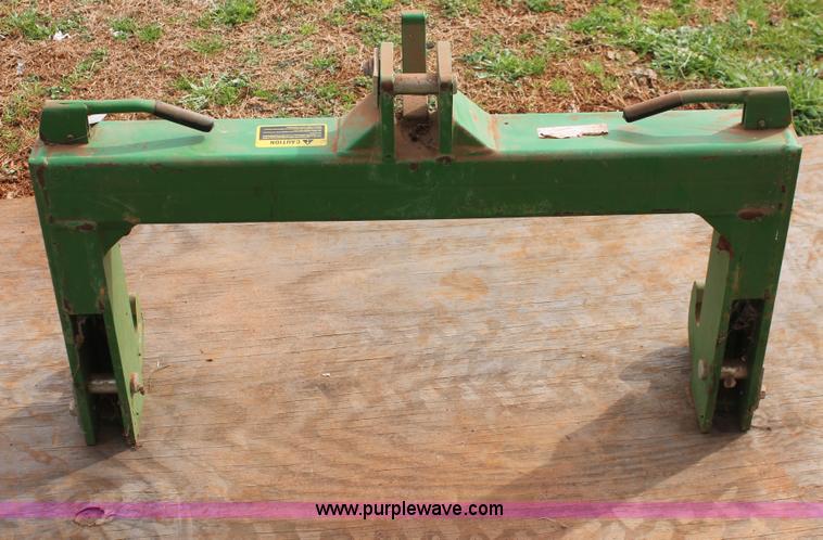 image for item AK9672 John Deere three point quick coupler hitch