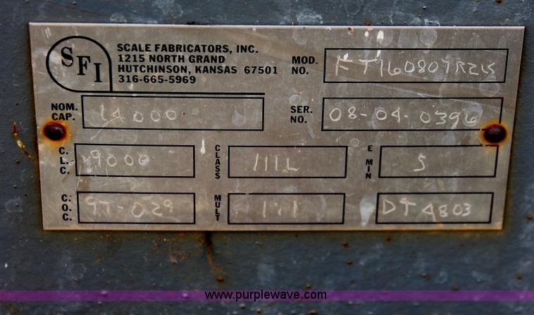 image for item AK9674 J&S portable livestock scale