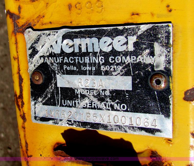 image for item AN9924 Vermeer R23A hydraulic driven rake