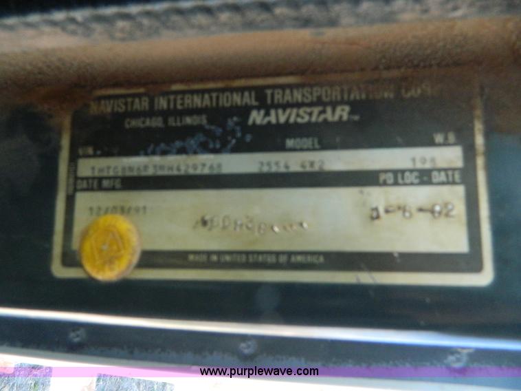 image for item AQ9494 1992 International 2554 spreader truck