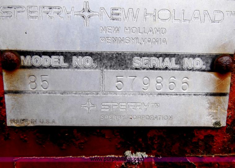 image for item C1918 New Holland 85 bale handler