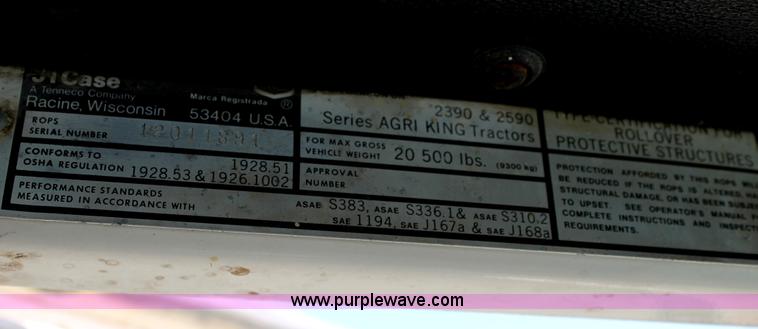 image for item C3792 1979 Case 2590 tractor