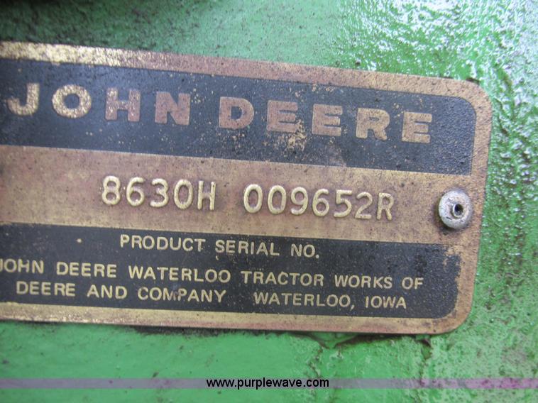 image for item E5306 1978 John Deere 8630H 4WD articulated tractor