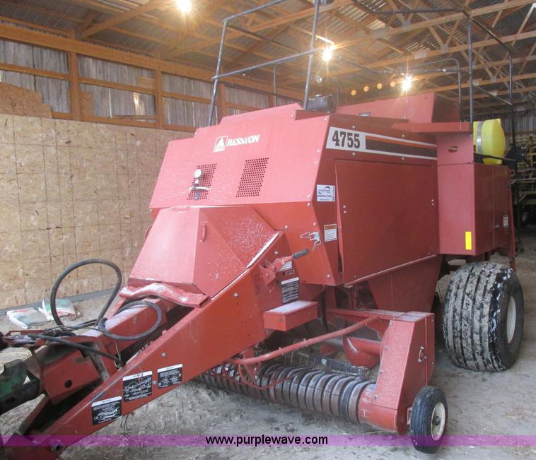 image for item E5424 1996 Hesston 4755 big square baler
