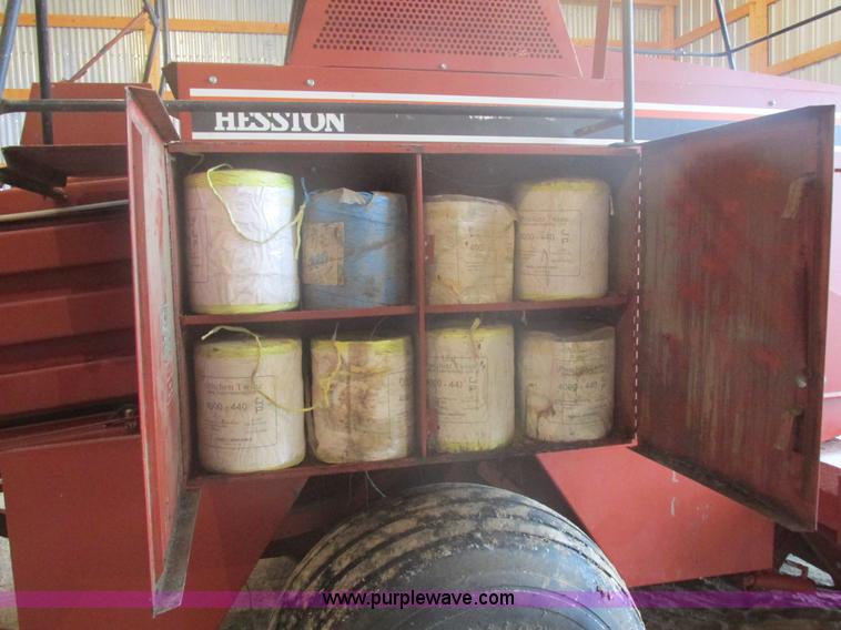 image for item E5424 1996 Hesston 4755 big square baler